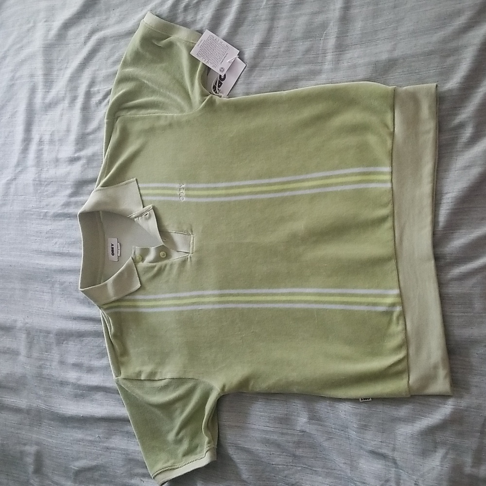 Obey Stefano Velour Polo S.